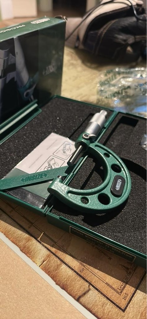 Insize 3203-50A Mekanik Dış Çap Mikrometre 25-50MM (Standart Model) - 4