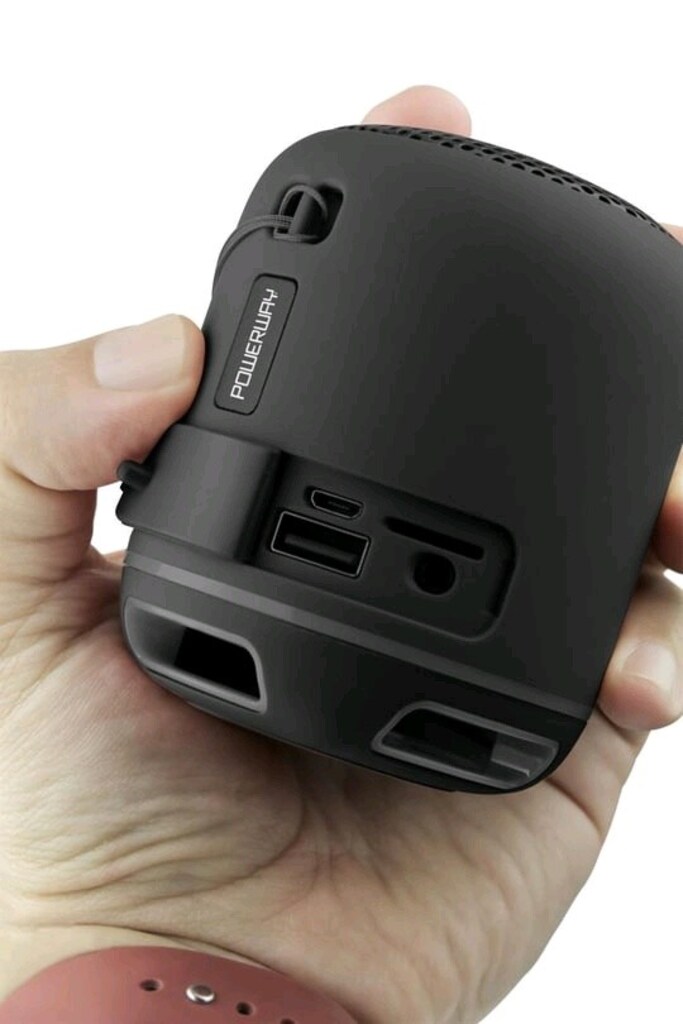 POWERWAY Powerway C4 Siyah Bluetooth Hoparlör Sese Duyarlı Led - 3