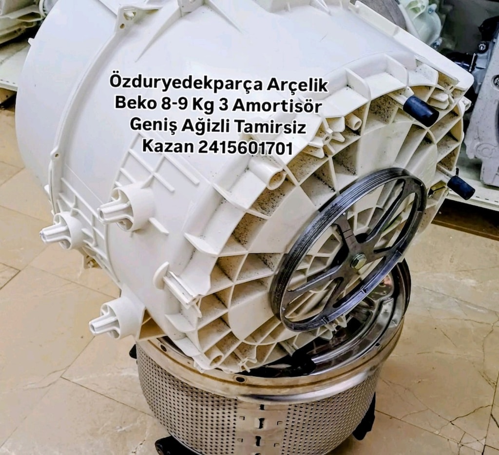Arçelik Beko 8-9 kg 3 Amortisör Geniş Ağızlı Tamirsiz Çamaşır Makinesi - 3