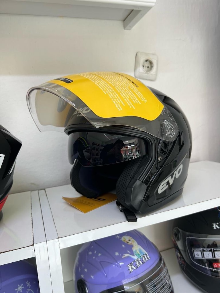yarım kask Güneş vizörlü - 8