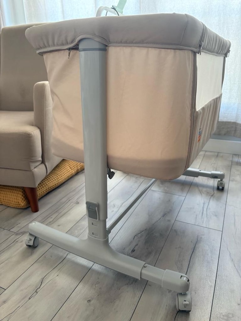 Baby Plus Ebebek Anne Yanı kumaş bebek beşiği tekerlekli stoklar yok - 3