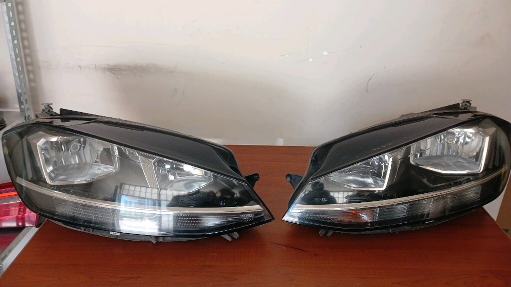 VW GOLF 7.5 SAĞ SOL FAR ORJİNAL ÇIKMA HATASIZ KARGO OLUR - 5