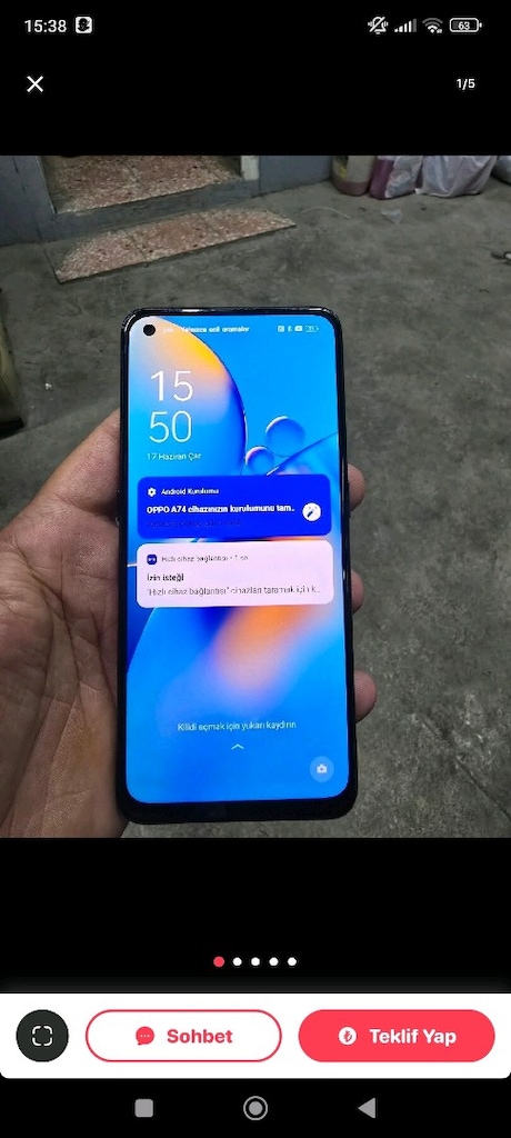 oppo a 74 hiç bir sorun yok çalışır halde kargo teslim olur - 4
