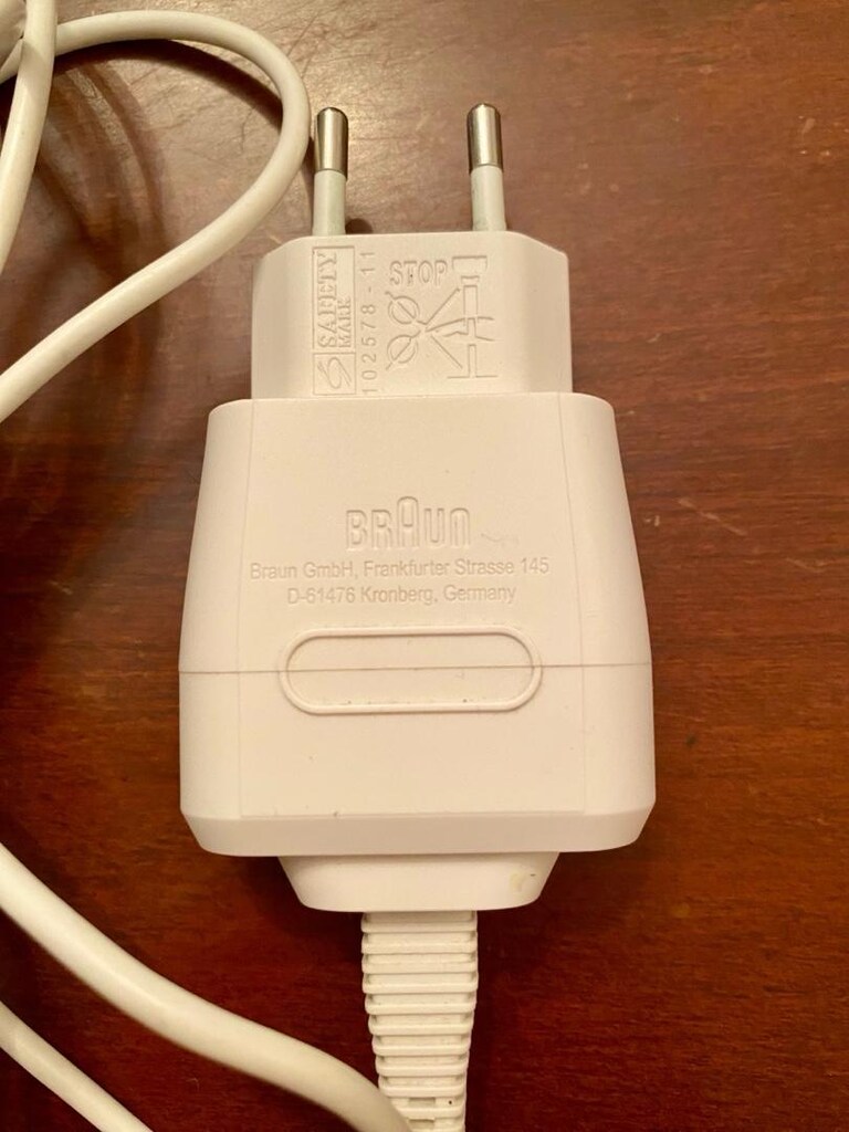12 VOLT 400 mA Braun Beyaz Şarj Aleti - 2