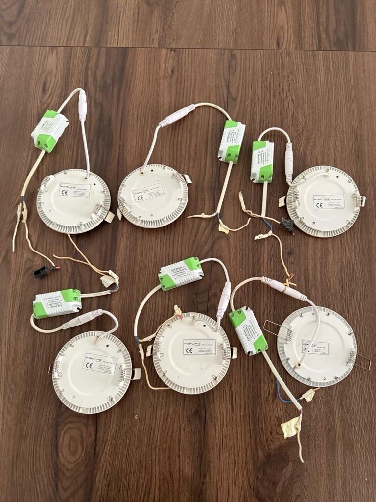 Forlife 6W Yuvarlak Sıva Altı LED Spot Panel Seti (6 Adet - Gün Işığı - 5