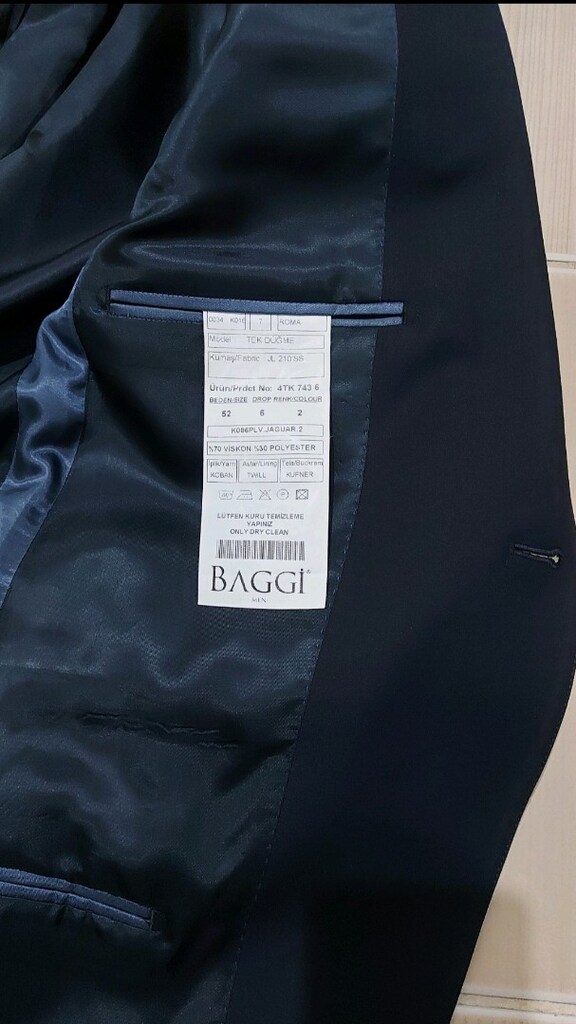 tek düğme blazer ceket - 6