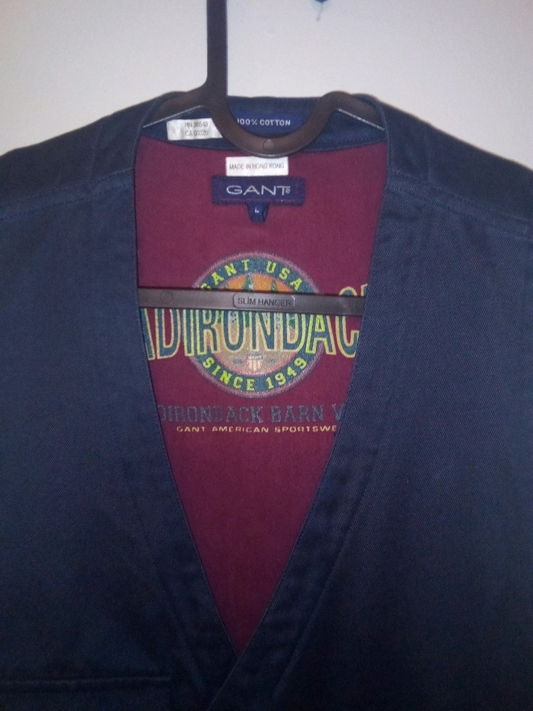Gant kanvas vintage yelek Adirondac modeli L en 55 — görsel 6/15