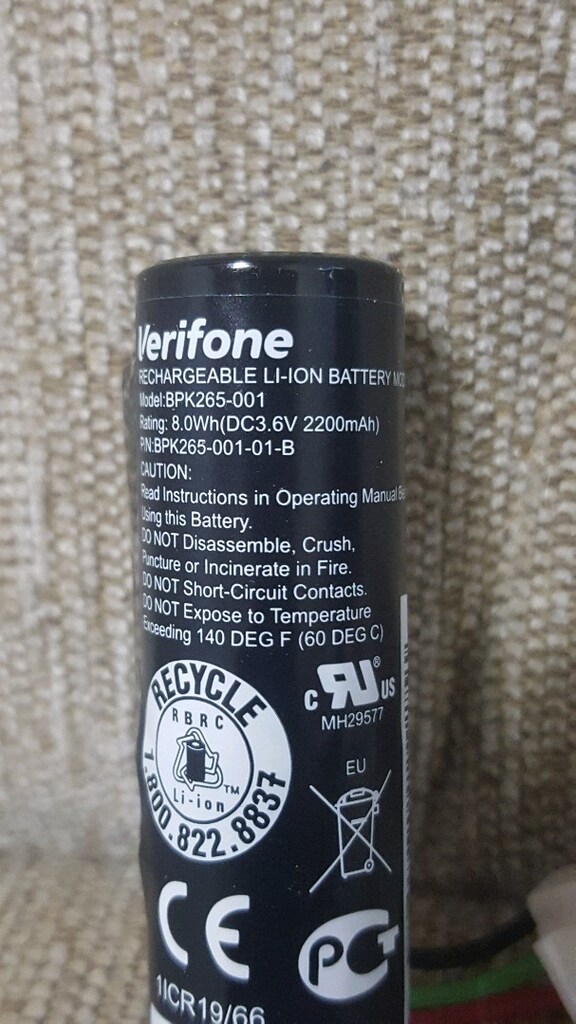 Verifone Batarya - 2