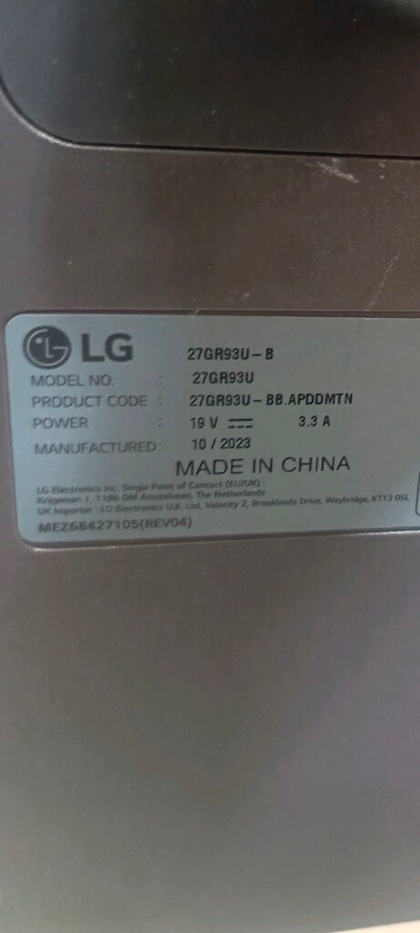 lg 27GR93U 27" monitör - 4