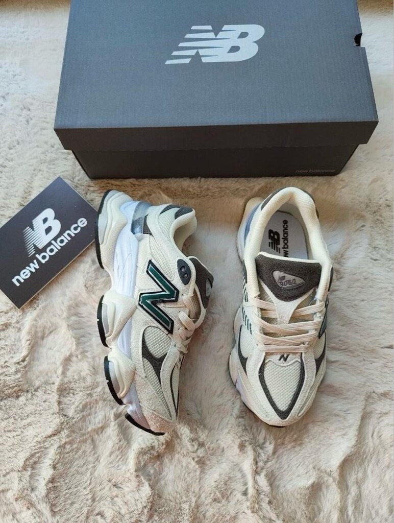 ‼‼‼NEW BALANCE 9060 YEŞİL LOGO - 6