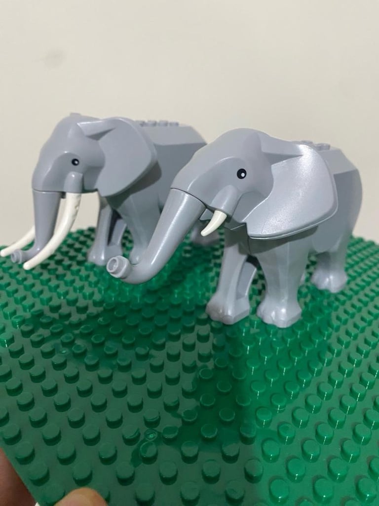 Lego erkek ve dişi fil figürleri - 13