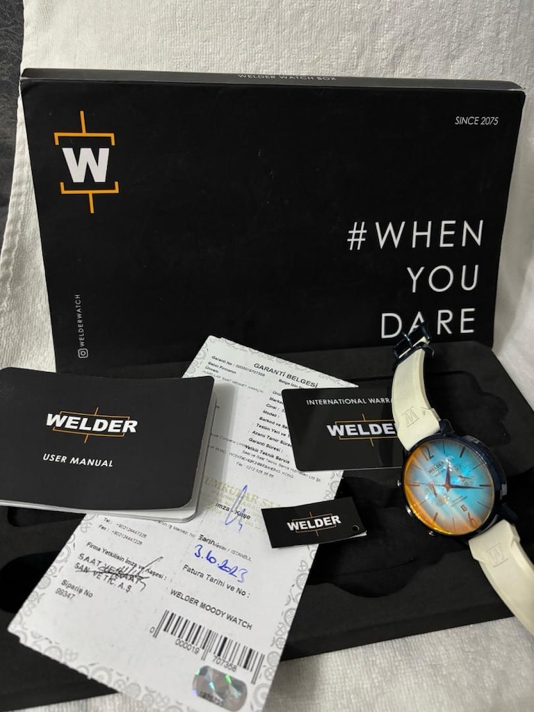 Welder moddy full set kutulu evraklı