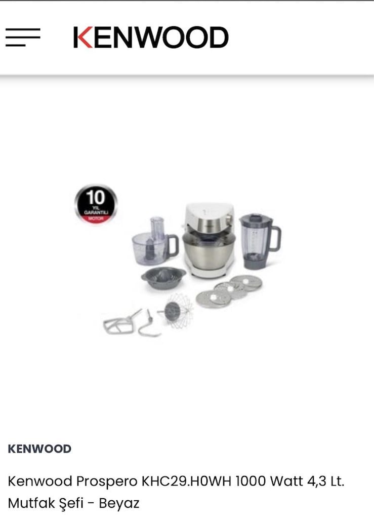 KENWOOD MUTFAK ŞEFİ - 9