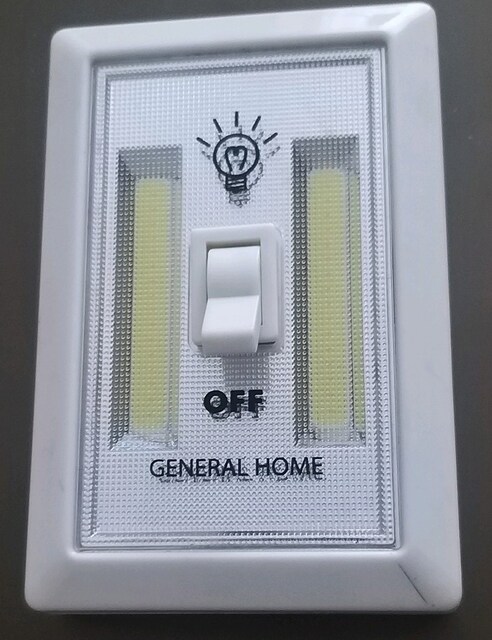 Pilli, anahtarlı ve taşınabilir COB LED lamba
