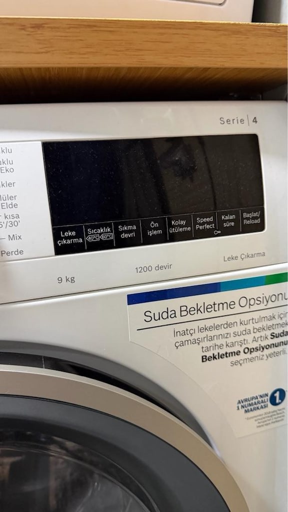 Bosch Serie 4 9 KG 1200 Devir Çamaşır Makinesi – Çok Temiz - 4