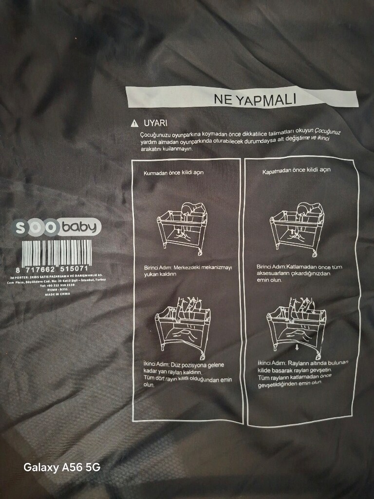 Soobaby Park Yatak + Yatak Dahil (Temiz / 3 Parça Set) - 8