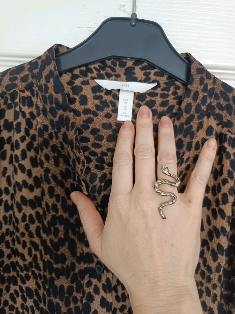 H&M şifon tunik gömlek — görsel 2/5