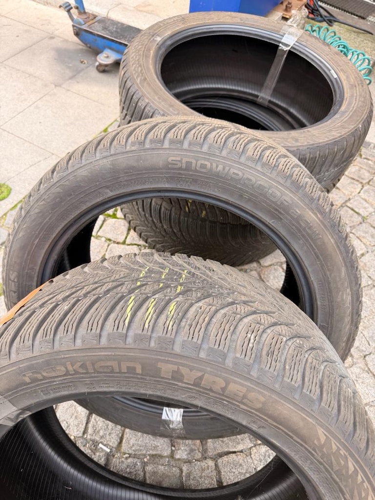 2023 cıkışlı 1 kış kullanılmış temiz yamasız 275/45 r 20 nokian kışlık - 6