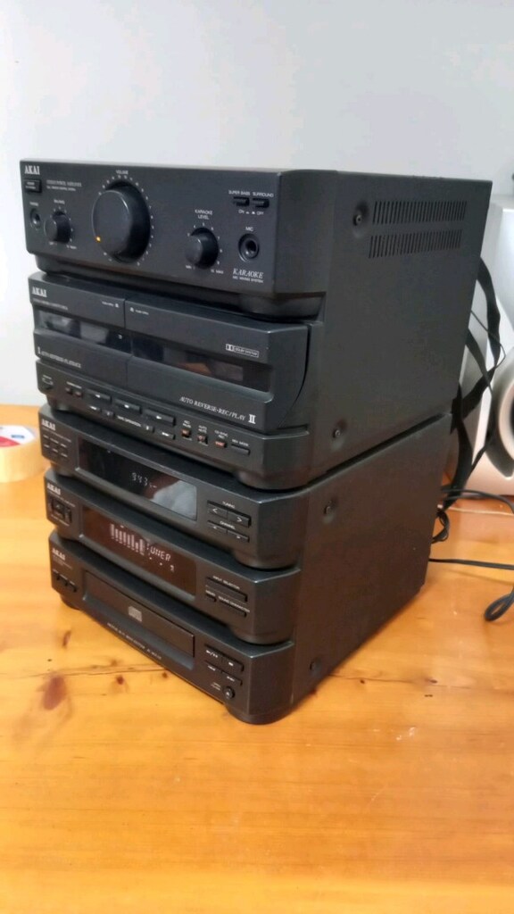 AKAI AC-MX115-T 2 katlı müzik seti amplifer - 7