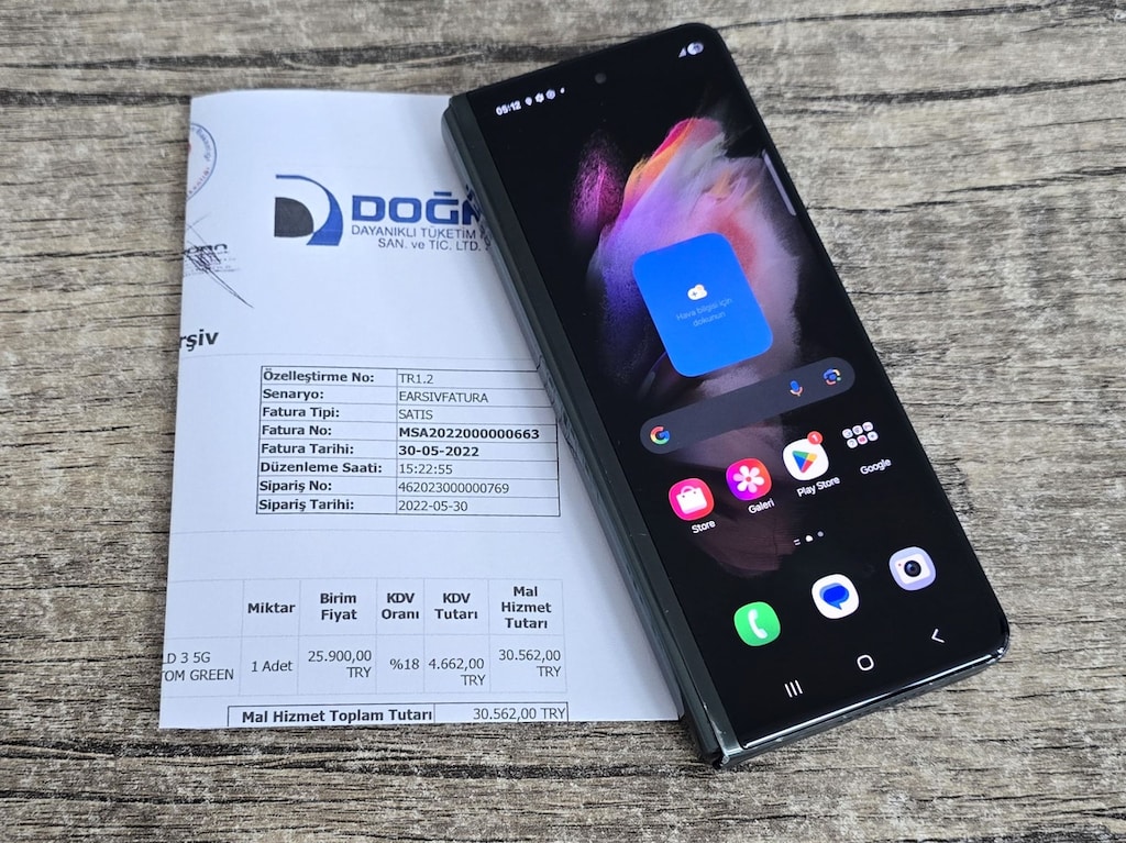 Samsung Z Fold 3 / Faturalı TR / 12 -256 GB / Ful Orjinal - 3