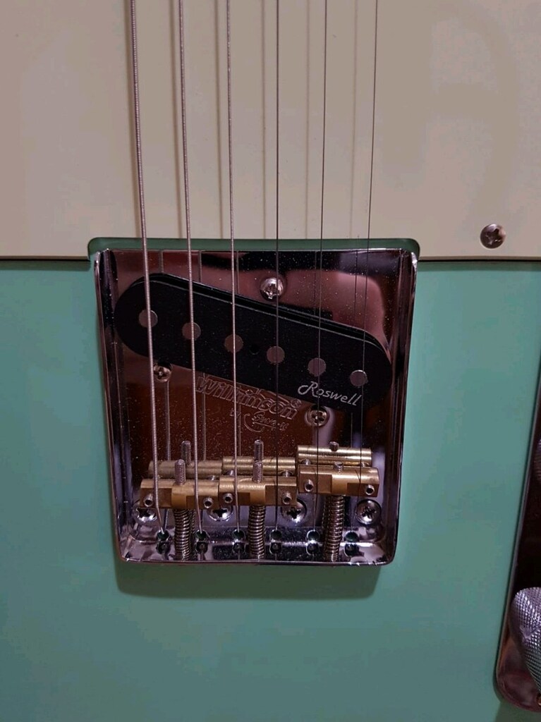 Harley benton Te-62cc Seafoam Green elektro gitar - 5