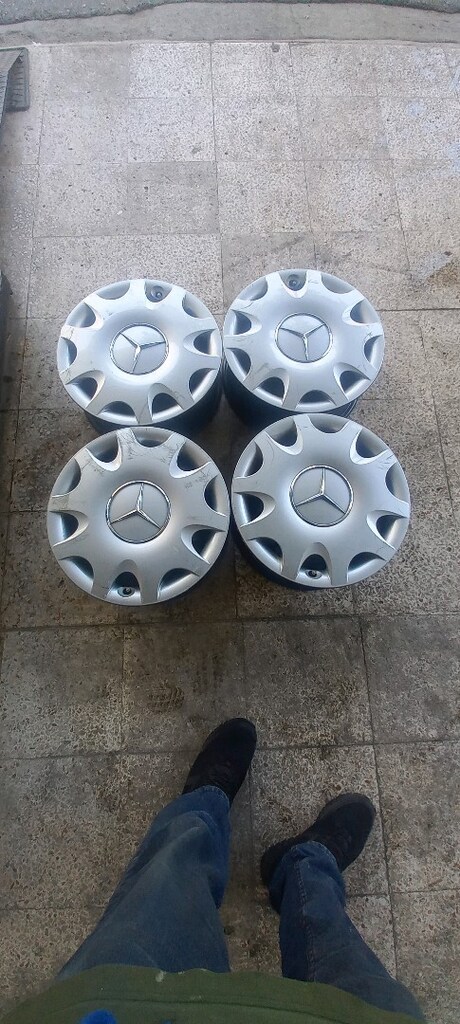 ORİJİNAL MERCEDES JANT KAPAK 15inç 4ADET - 5