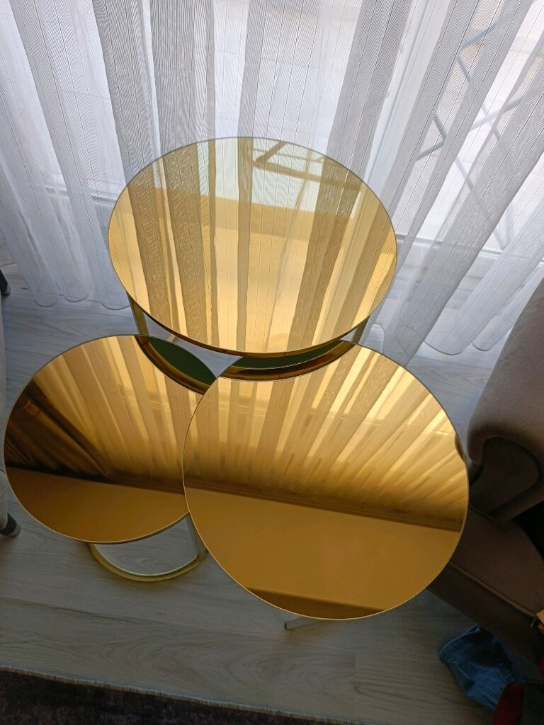 3lü aynalı gold zıgon - 3