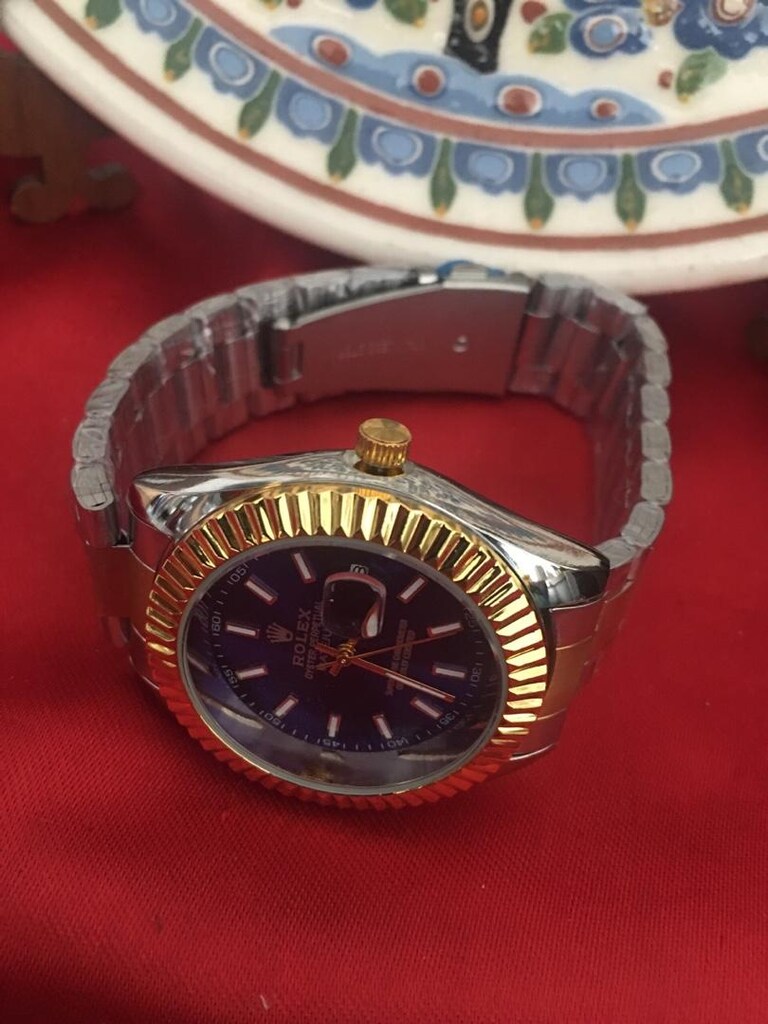 Rolex Oyster Perpetual Day-Date: Mavi Kadranlı Şıklık - 4