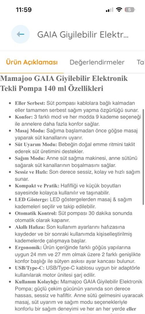 Giyilebilir Süt Sağım Makinası Mamajoo - 9
