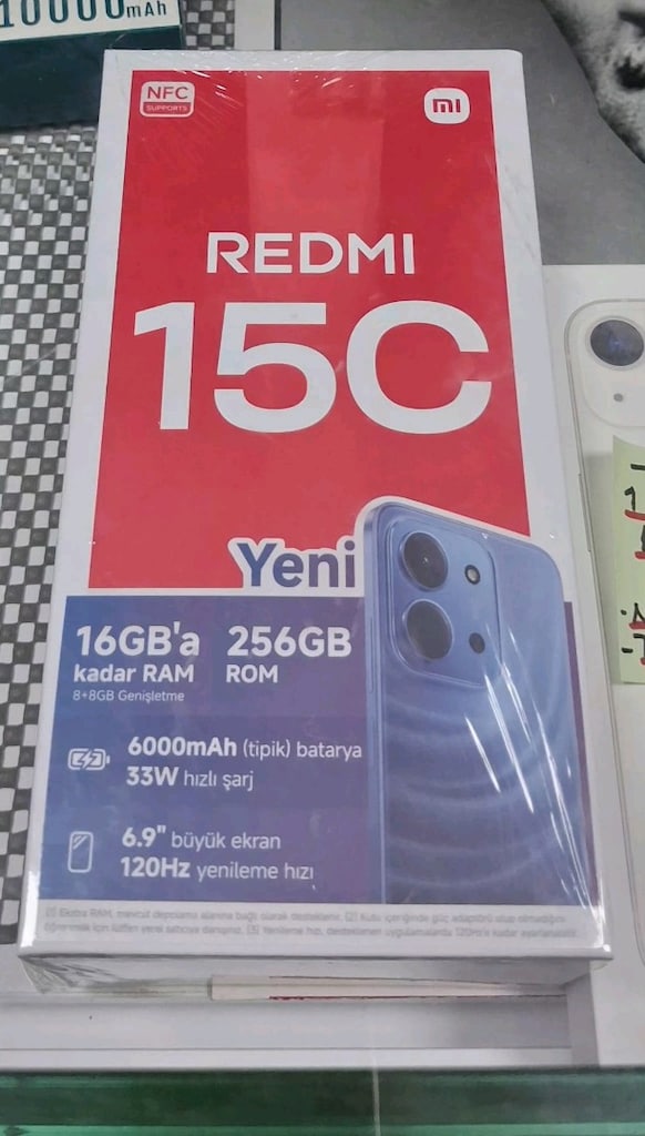 REDMİ 15 C FATURALI KUTULU GARANTİLİ SİFİR 256 GB HAFİZA TR FATURALI - 3