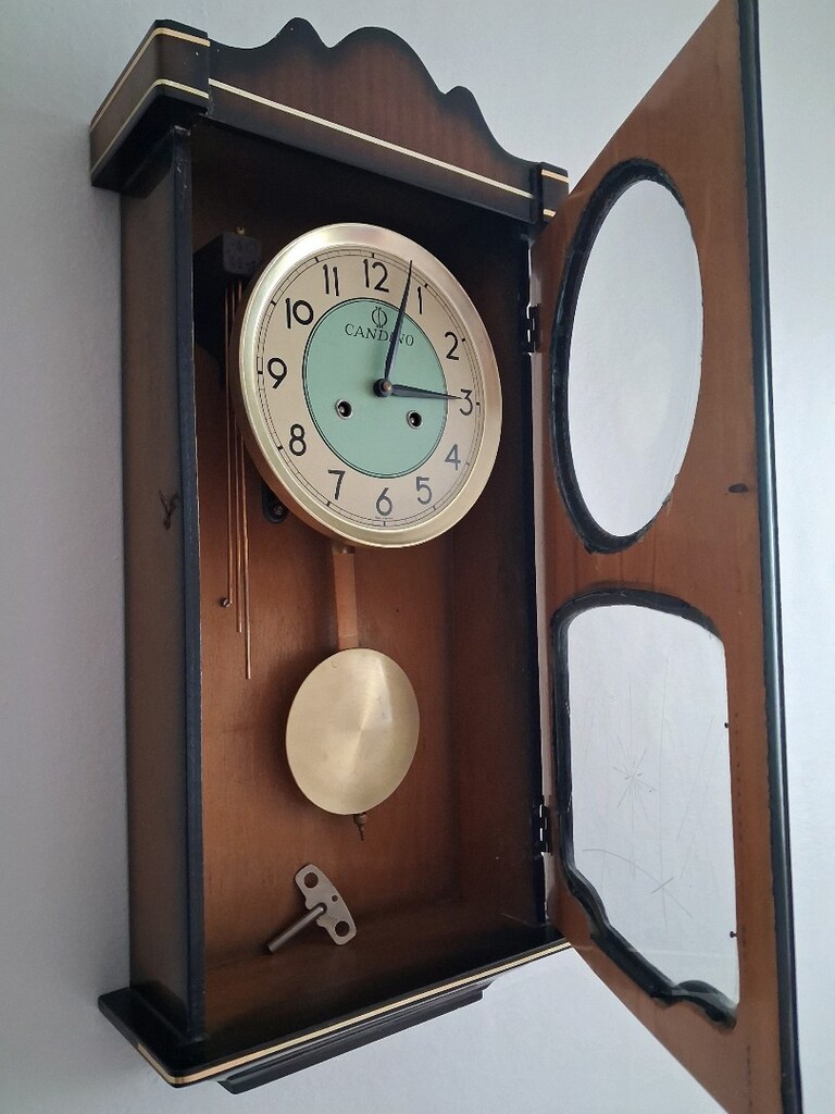 CANDINO Kurmalı Gonglu Duvar Saati ALMAN - 9