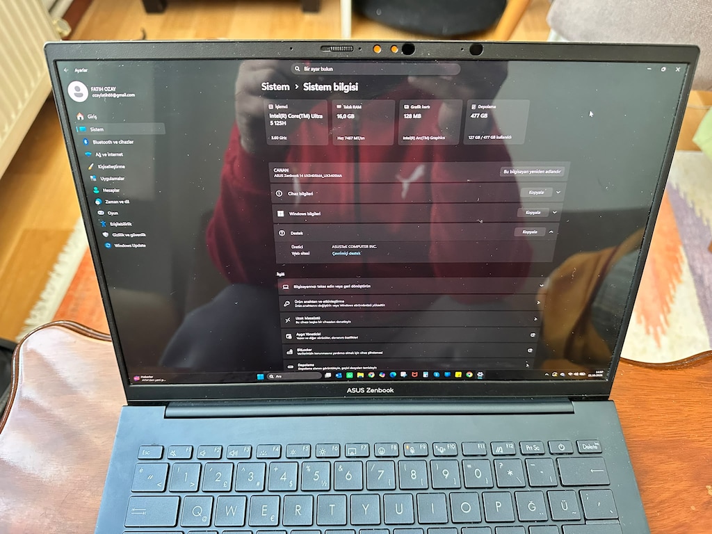 ASUS Zenbook 14 OLED Ultra 5 125H / 16 GB RAM / 512 GB SSD - 7