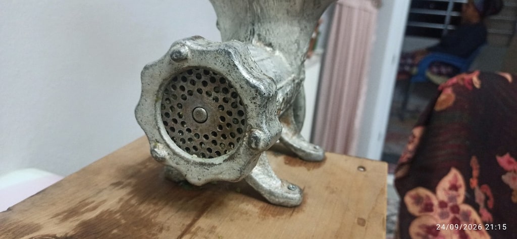 nostaljik üç yıldız 12 kollu kıyma Makinesi - 3