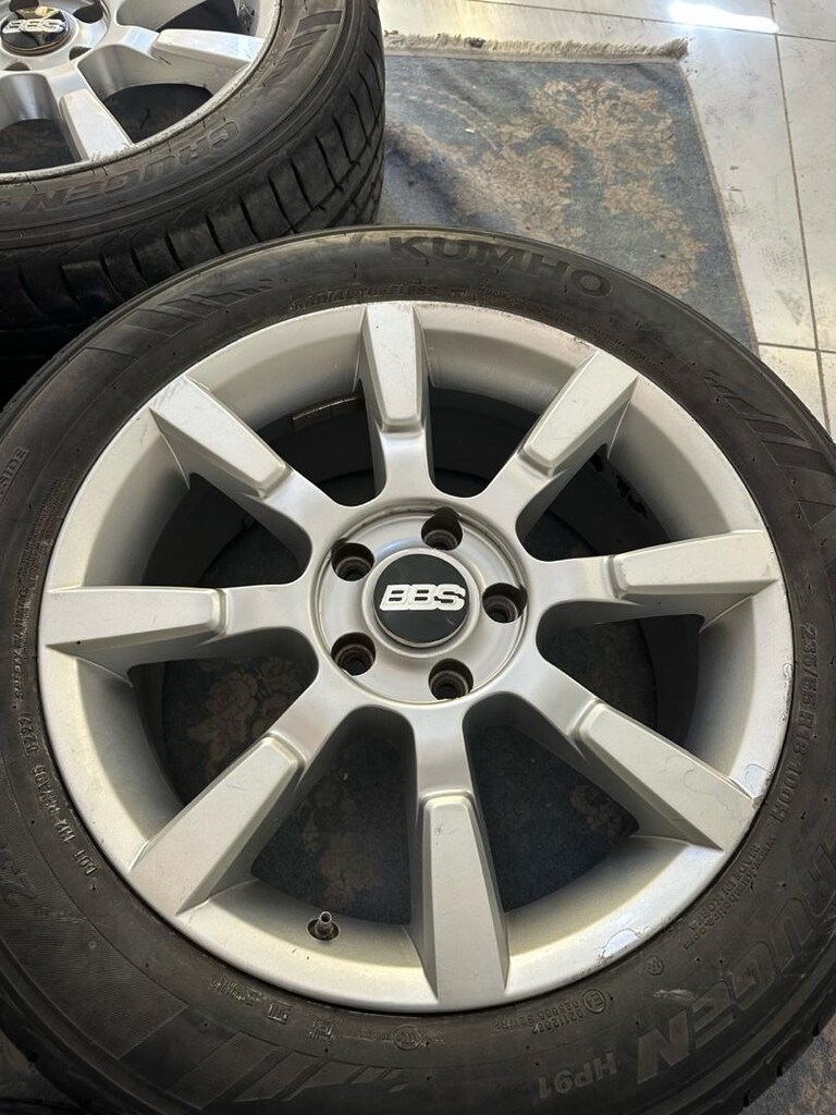 18 inç 5x120 çelik jant lastik takımı - 4
