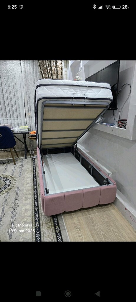 Tek kişilik baza Başlık yatak takım sandıklı baza - 7
