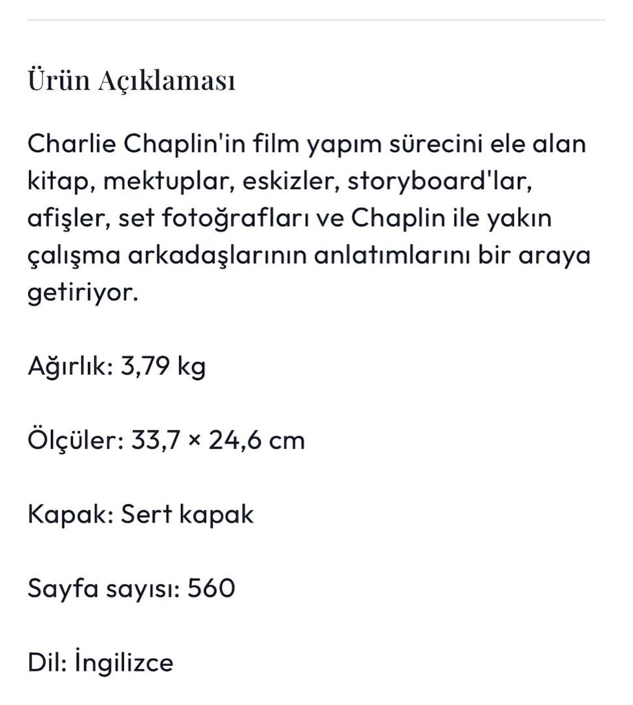Charlie Chaplin Archives – TASCHEN Paul Duncan 2021 Baskı – İngilizce - 3