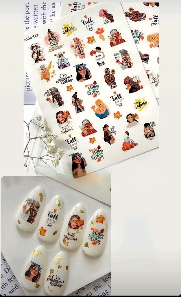 Tırnak Stickeri ( 100 Adet ) - 18