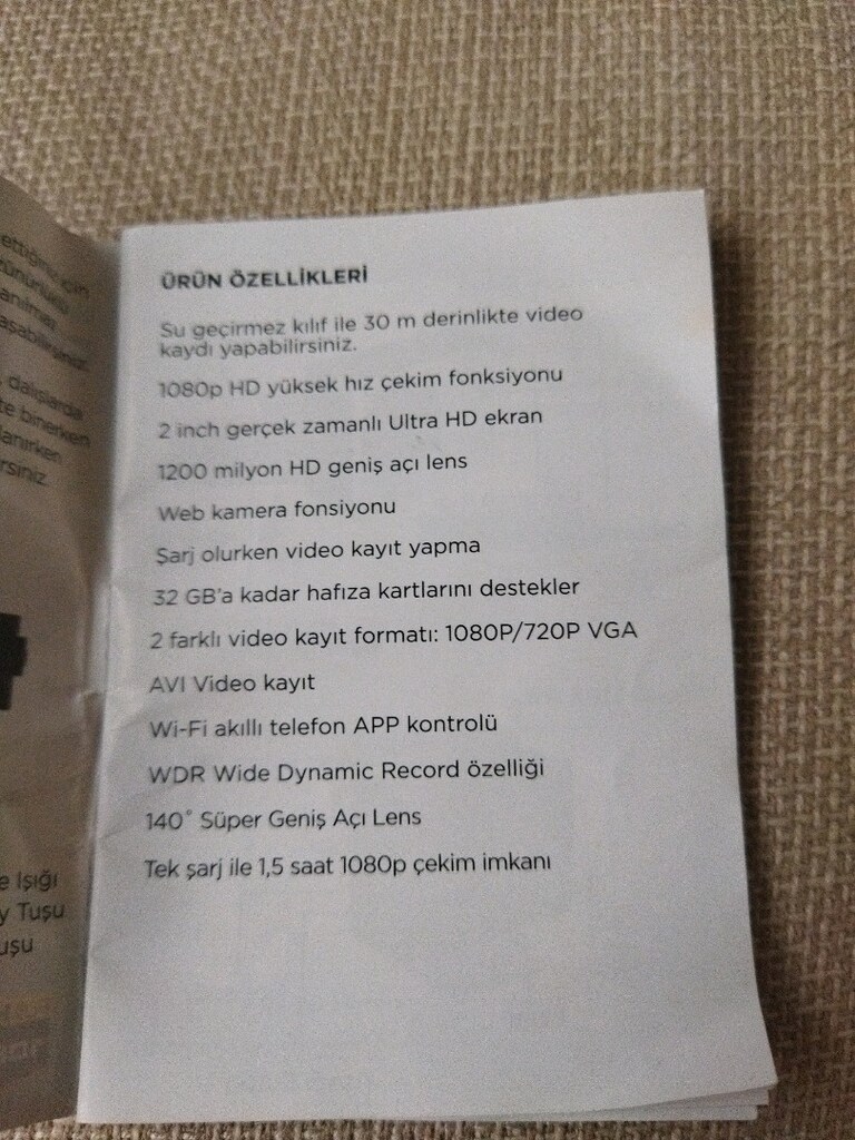 aksiyon kamerası hiç kullanılmadı - 11