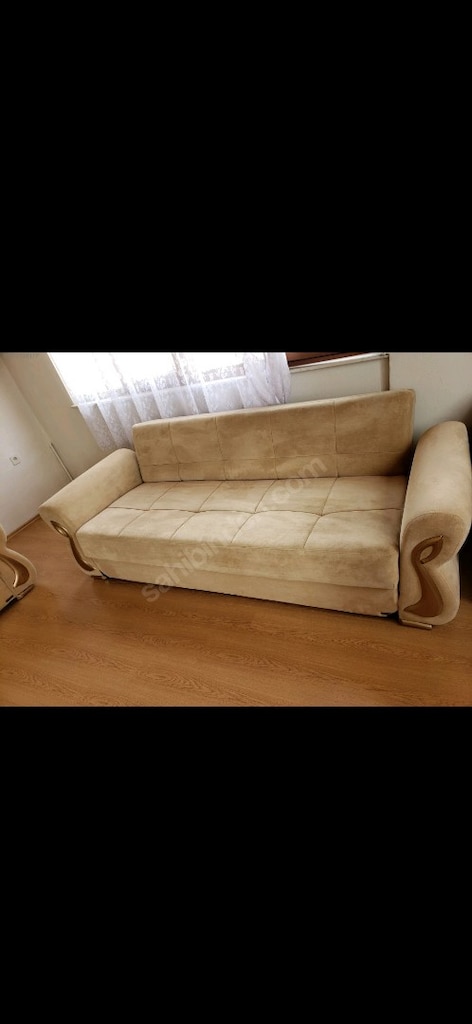 2 üçlü Koltuk kanape takımı yatak çekyat oturma mobilya salon oda - 2