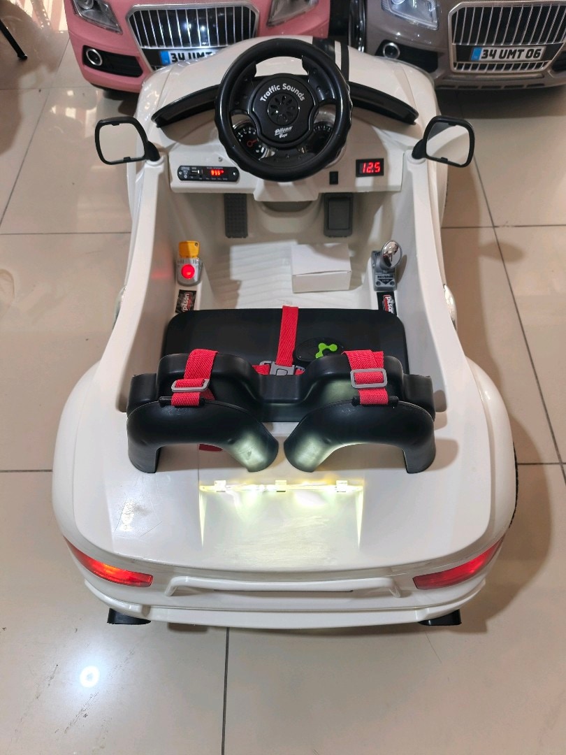(AnkaCar çocuk oto galeri)12+12 3 İLERİ 2 MOTORLU PİLSAN AKÜLÜ ARABA - 10