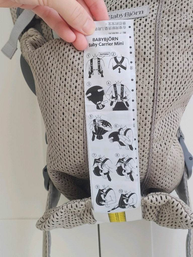 babybjörn mini 3d bebek Taşıyıcı kanguru - 12
