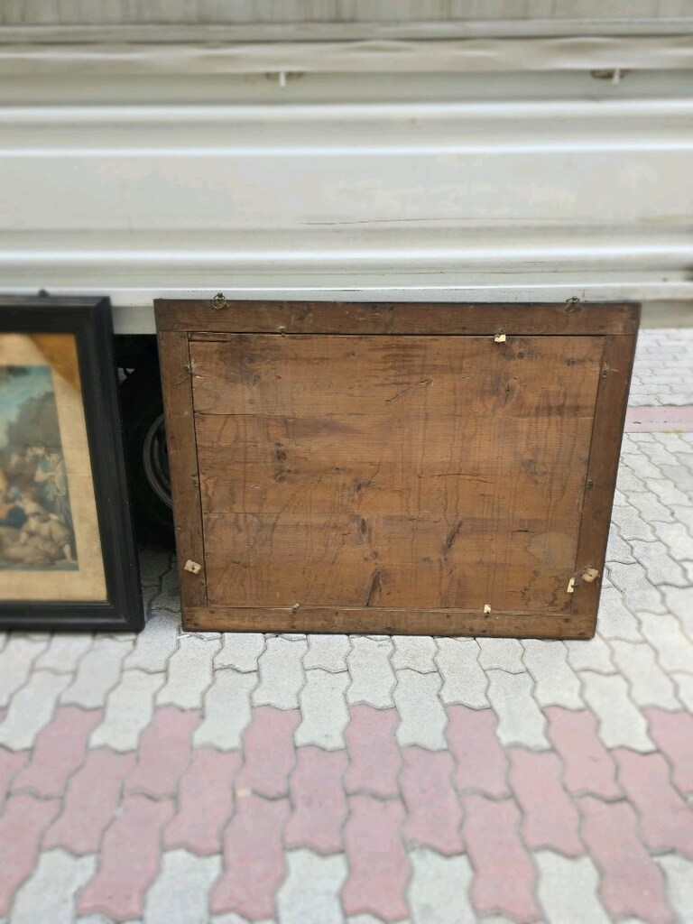 Ahşap Çerçeveli Fransızca Yazılı Hz. İsa Temalı Tablo - 3