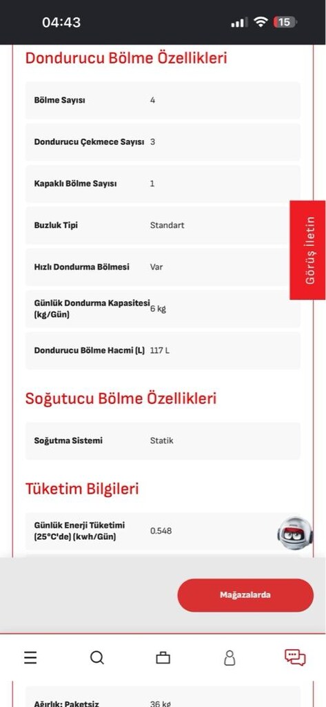 derin dondurucu Arçelik çekmeceli - 9