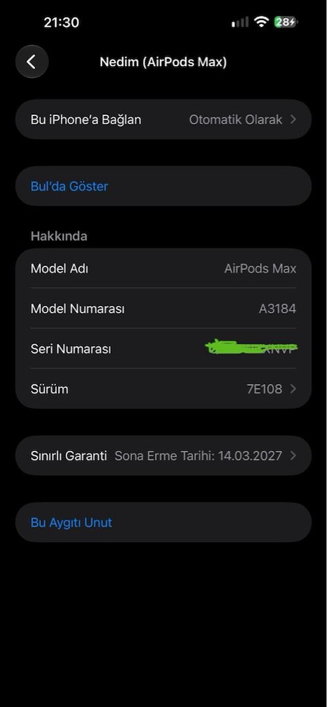 Apple AirPods Max USB-C TR CİHAZI FATURALI SİTENİN EN TEMİZİ - 6