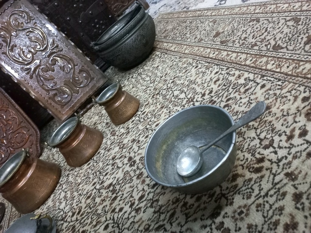 Antika Bakır Kase & Kaşık - Osmanlı Dönemi - 2