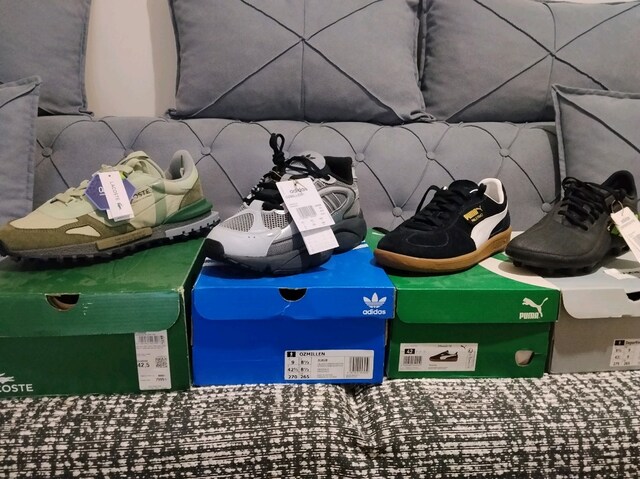 Lacoste adidas puma