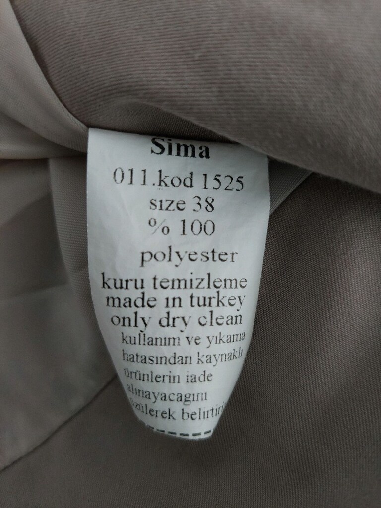 SİMA bayan Kumaş Kemerli Midi etek - 9