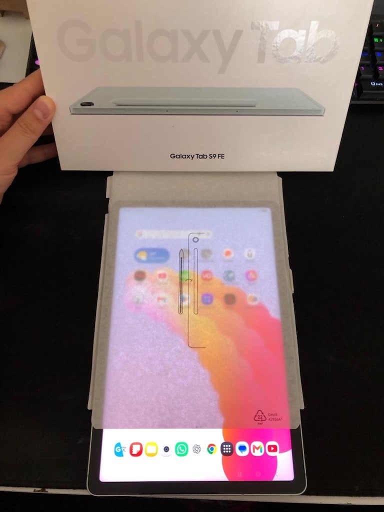 Samsung Galaxy Tab S9 FE (8GB/256GB) Orjinal Adaptör + Kılıf - 6