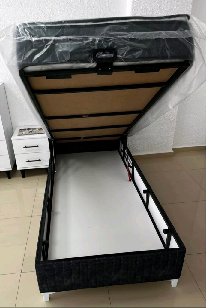 Sıfır 3 Kapılı Bohem Dolap + Tek Kişilik Baza + Yatak + Başlık - 15