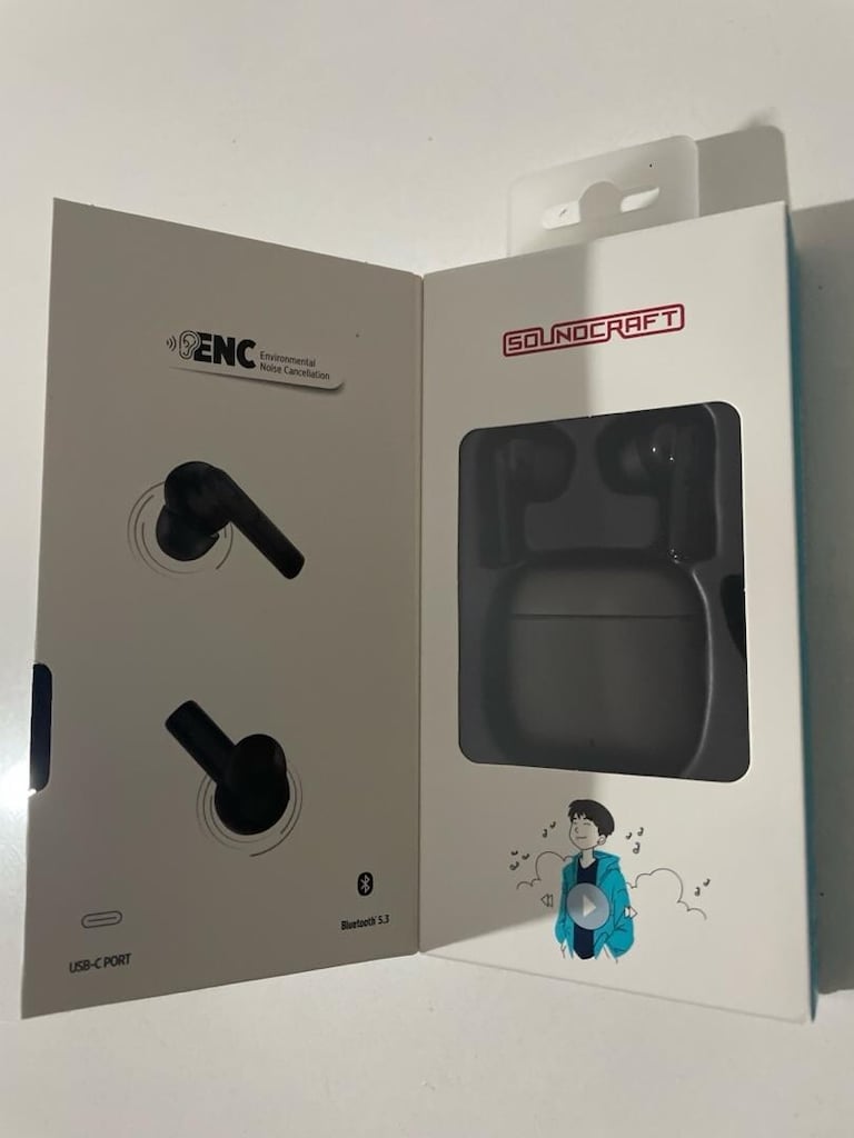 Bix Soundcraft TW4 TWS Earbuds Bluetooth Kulaklık Siyah Yeni - 3